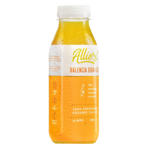 Allie's Valencia Orange Cold Pressed Juice 8 Pack | 300mL