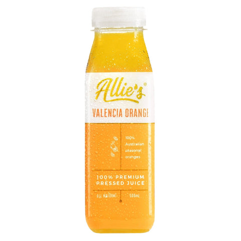 Allie's Valencia Orange Cold Pressed Juice 8 Pack | 300mL