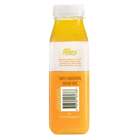 Allie's Valencia Orange Cold Pressed Juice 8 Pack | 300mL