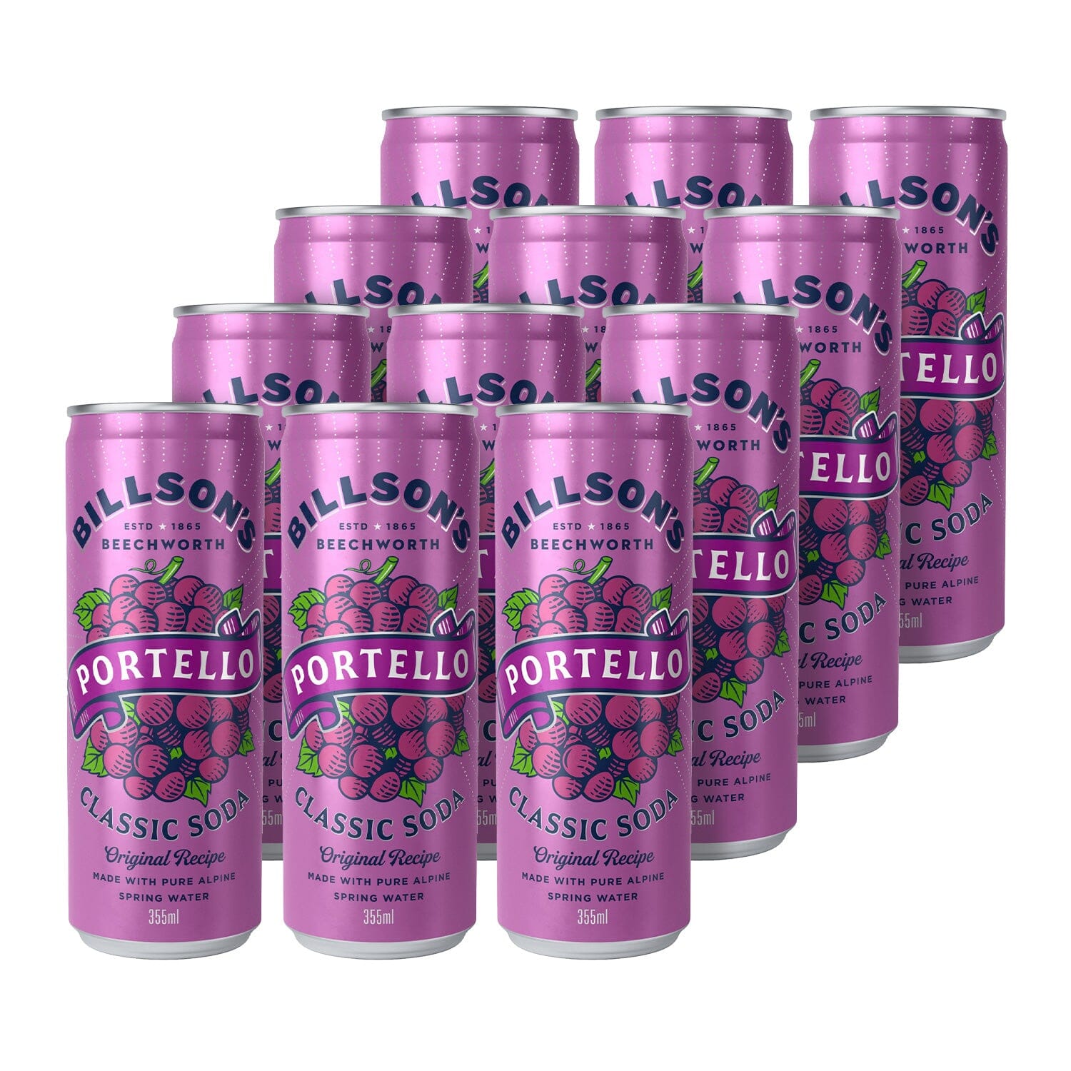 Portello Classic Soda 12 Pack Bulk Eats Warehouse
