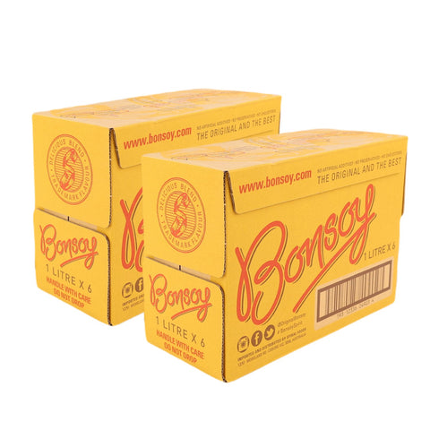 Bonsoy Soy Milk 2 Boxes | 6 x 1L