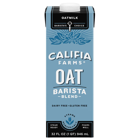 Califia Farms Barista Blend Oat Milk 2 Boxes | 6 x 1L