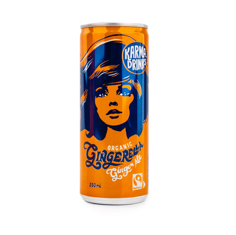 Karma Drinks - Organic Gingerlla Ginger Ale 4 Pack | 250mL