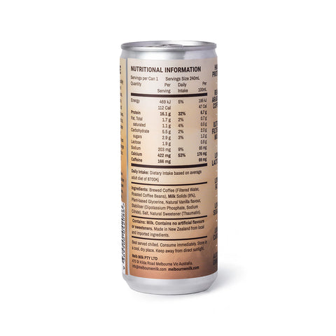 Melb Milk Premium High Protein Iced Latte | 240mL