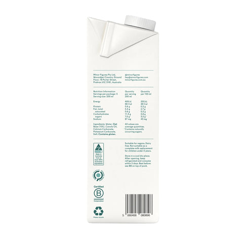 Minor Figures Oat Milk 2 Boxes | 6 x 1L