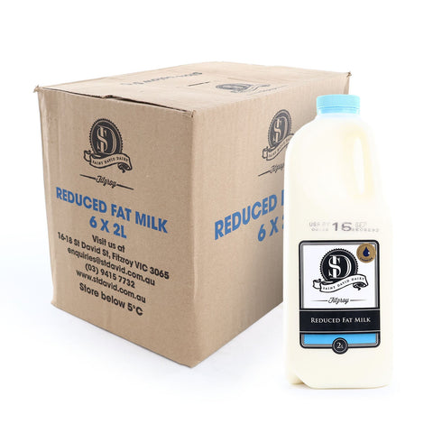 St David Dairy Premium Reduced Fat Milk 6 Pack | 2L