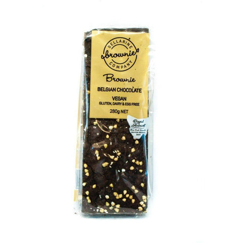 Belgian Chocolate Vegan Brownie 280g-Indulgence-Bellarine Brownie Company-iPantry-australia