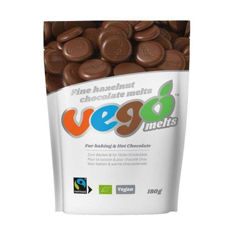 Chocolate Melts Fine Hazelnut 180g-Indulgence-Vego-iPantry-australia
