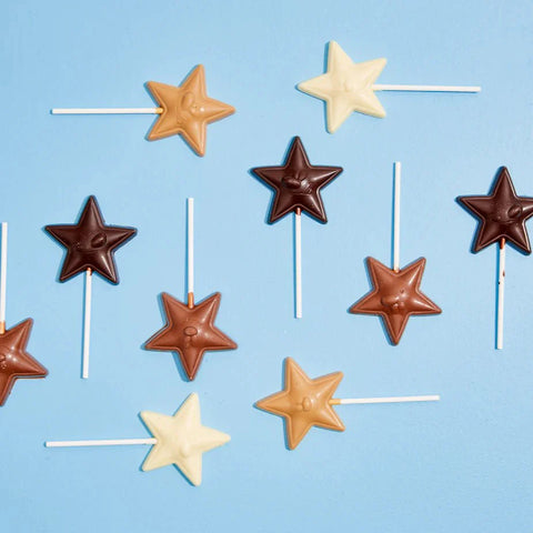 Falling Stars Pop Milk Chocolate 30g - Koko Black