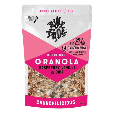 Granola Raspberry, Chai & Vanilla 350g-Blue Frog-iPantry-australia