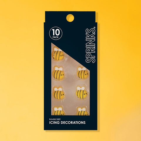 Icing Decorations - Bumble Bee (10 Pieces)-Sprinks-iPantry-australia