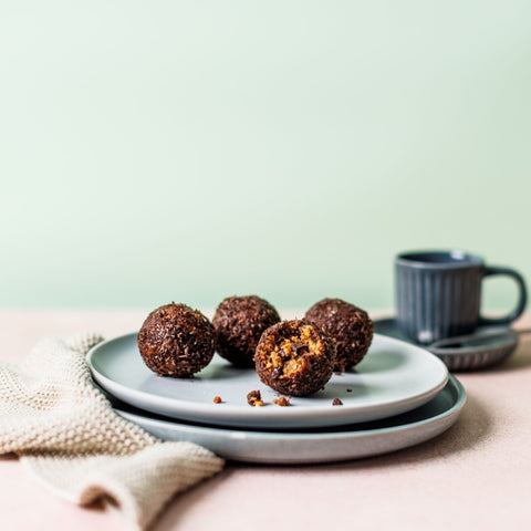 JM Choc Peanut Butter Protein Balls 6Pk GF/V-TJM-FIG-iPantry-australia