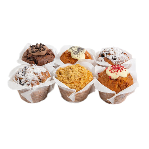Muffin Mixed Large 6Pk-Indulgence-FIG-iPantry-australia