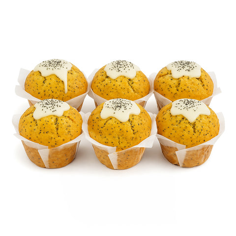 FIG Orange & Poppy Seed Muffin Large 6 Pack