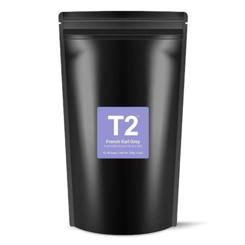 T2 French Earl Grey Teabag Everyday Refill Foil 60pk/120g-Pantry-T2-iPantry-australia