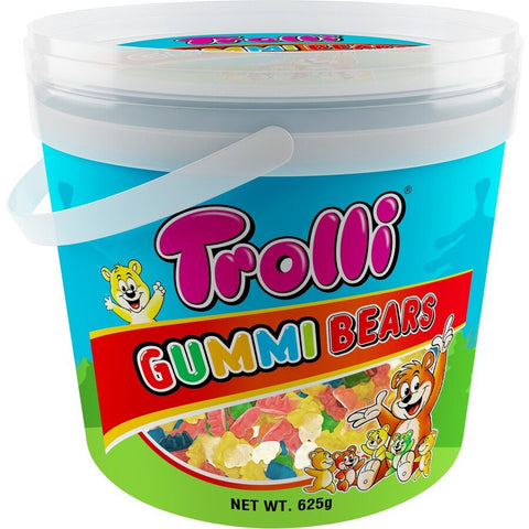 Trolli Gummi Bear Bucket 625g-Trolli-iPantry-australia