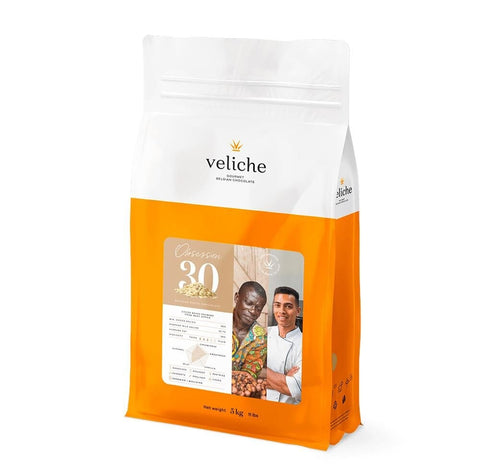 Veliche Belgian White choc Obsession 30% - 10Kg Bag-Veliche-iPantry-australia