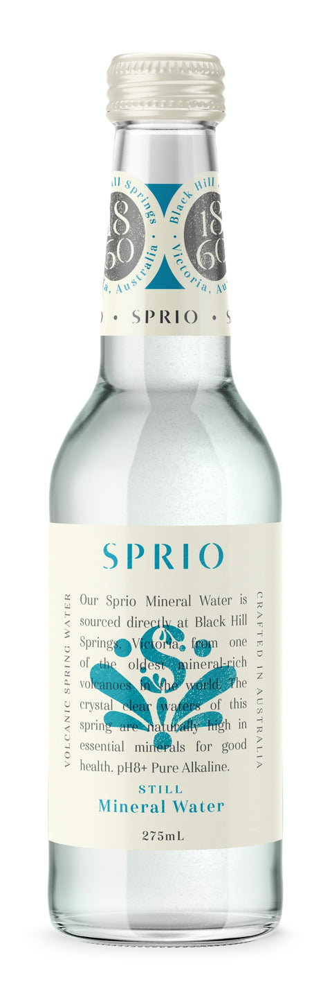 SPRIO 1860 Volcanic Spring Still Mineral Water 4 Pack | 275mL