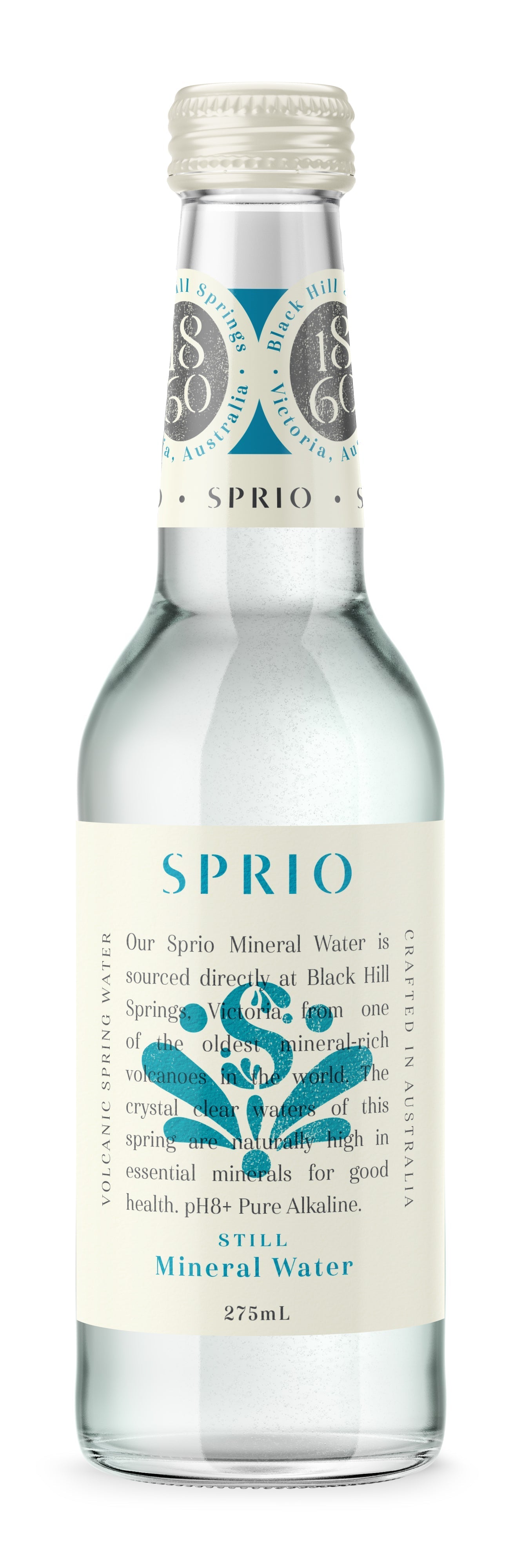 SPRIO 1860 Volcanic Spring Still Mineral Water 24 Pack | 275mL – Bulk ...
