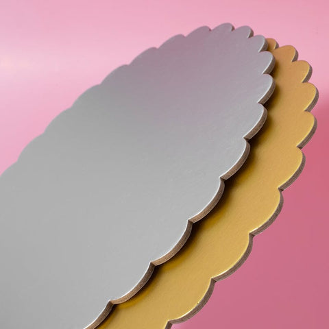 10" Scalloped Cake Board - Gold-PAPYRUS-iPantry-australia