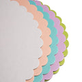 10" Scalloped Cake Board - Pastel Blue-PAPYRUS-iPantry-australia
