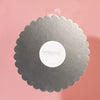 10" Scalloped Cake Board - Silver-PAPYRUS-iPantry-australia