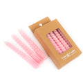 10cm Pink Large Spiral Candles (Pack Of 10)-Cake & Candle-iPantry-australia