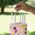 10cm White Large Spiral Candles (Pack Of 10)-Cake & Candle-iPantry-australia