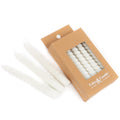 10cm White Large Spiral Candles (Pack Of 10)-Cake & Candle-iPantry-australia