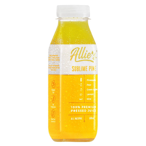 Allie's Sublime Pine Cold Pressed Juice 8 Pack | 300mL