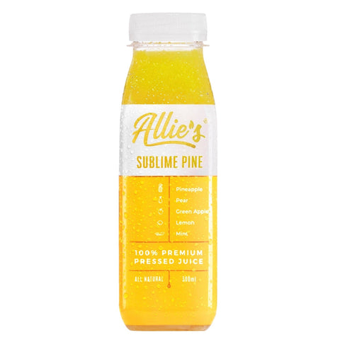 Allie's Sublime Pine Cold Pressed Juice 8 Pack | 300mL