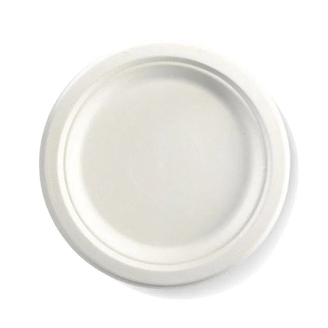 23cm (9") Round BioCane Plate - Each-CATERING IN MELBOURNE-FIG-iPantry-australia