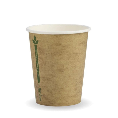 280ml / 8oz Kraft Coffee/Tea BioCup (Hot Beverages) - Each-CATERING IN MELBOURNE-FIG-iPantry-australia