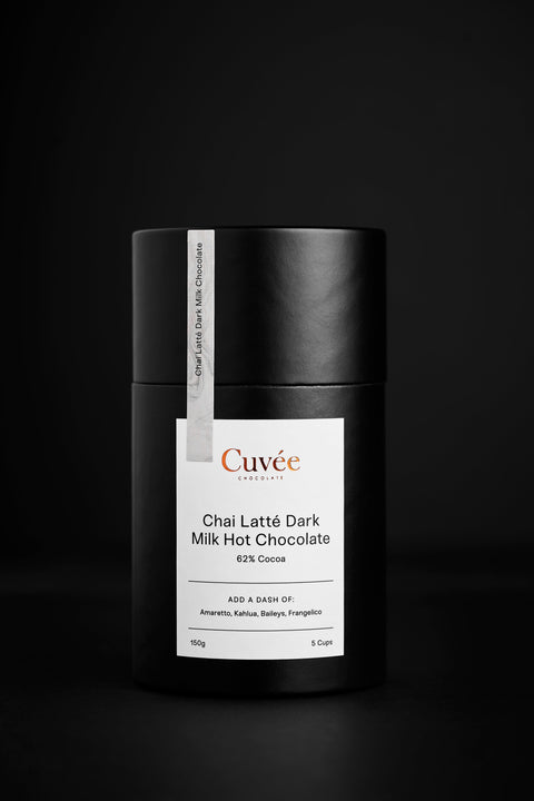 Cuvee Chocolate 62% Chai Latte Dark Milk Hot Chocolate | 150g