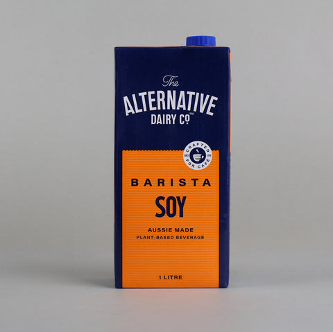 The Alternative Dairy Co Barista Soy Milk Box | 12 x 1L