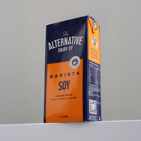 The Alternative Dairy Co Barista Soy Milk Box | 12 x 1L