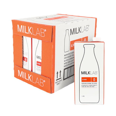MILKLAB Almond Milk 2 Boxes | 8 x 1L