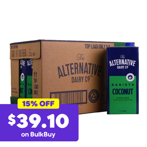 The Alternative Dairy Co Barista Coconut Milk Box | 12 x 1L