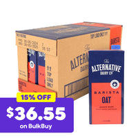 The Alternative Dairy Co Barista Oat Milk Box | 12 x 1L