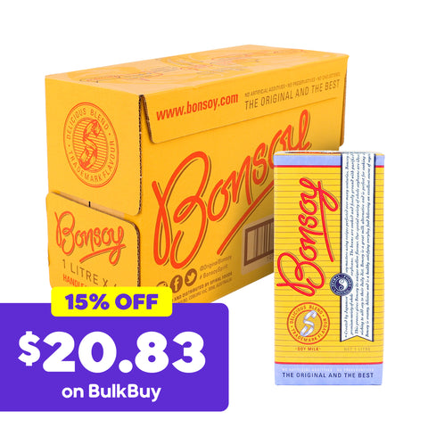 Bonsoy Soy Milk Box | 6 x 1L