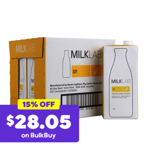 MILKLAB Soy Milk Box | 8 x 1L