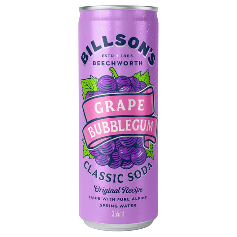 Grape Bubblegum Classic Soda 12 Pack