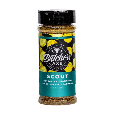 Butchers Axe Scout Lemon Pepper Seasoning | 170g