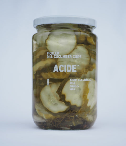 Acide Crinkle Dill Pickle Chips | 700g