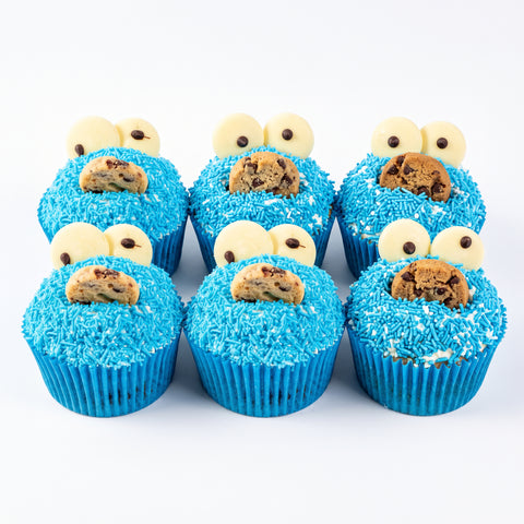 FIG Cookie Monster Cupcake 6 Pack
