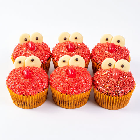 FIG Elmo Cupcake 6 Pack
