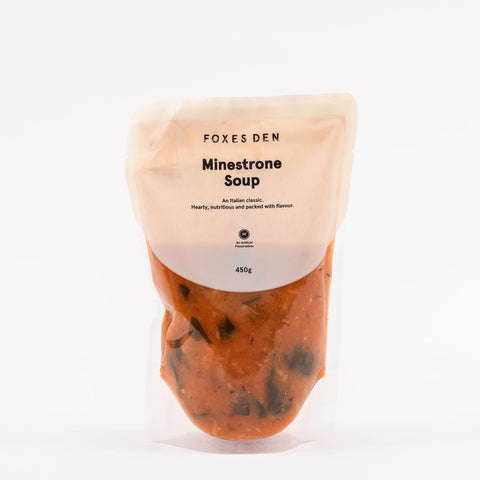 Foxes Den Minestrone Soup | 450g (EXP 23/10/2026)