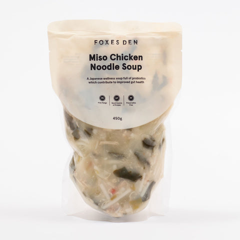Foxes Den Miso Chicken Noodle Soup | 450g (EXP 21/07/2026)