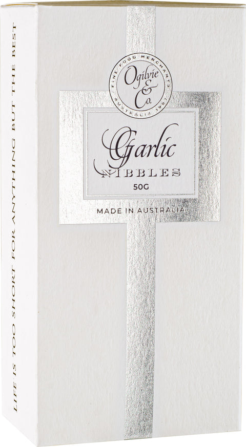Ogilvie and Co Garlic Nibbles in Box | 50g
