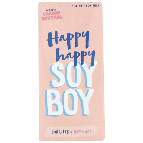 Happy Happy Soy Boy Soy Milk 2 Boxes | 6 x 1L